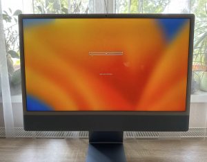 Imac 24 M1 chip 8 magos GPU-val, 512 GB Kék Magyar Billentyűzet