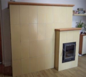 Modern tile stove