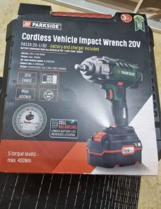 Parkside Passk 20-Li B2 Battery car impact wrench 400nm